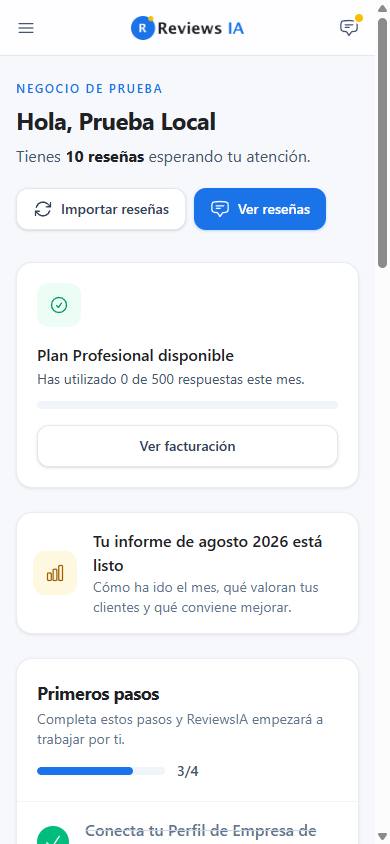 Inicio en móvil, nuevo